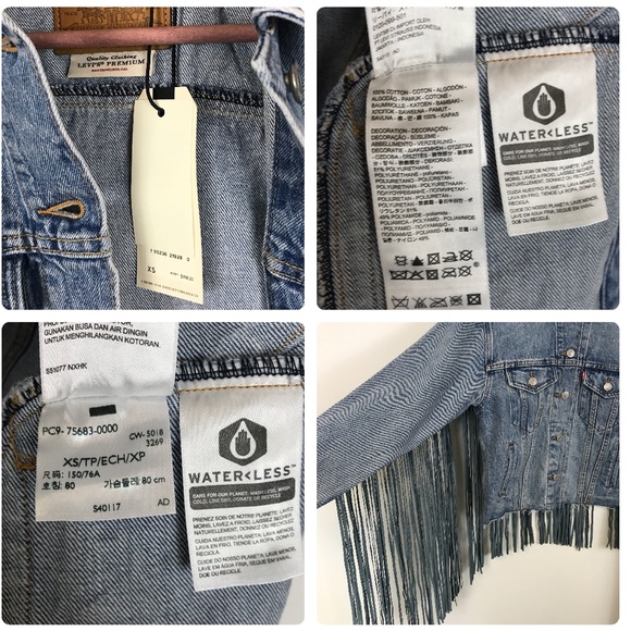 Levi’s Ex Boyfriend Fringe Trucker Jacket - Picture 8 of 8